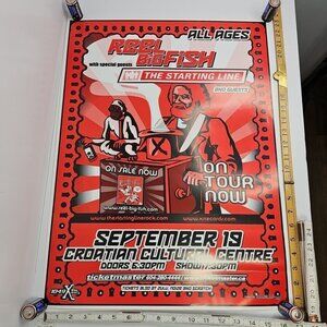 Reel Big Fish Poster Sept 19 Croatian Cultural Centre Vancouver 2000s